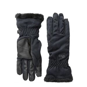 180s Women's Winterlude Faux Fur Lined Faux Leather Gloves $48